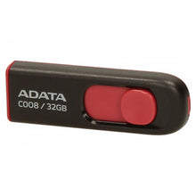 Load image into Gallery viewer, ADATA C008 32GB Retractable USB 2.0 Flash Drive - Black