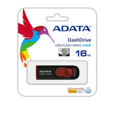 Load image into Gallery viewer, ADATA C008 16GB Retractable USB 2.0 Flash Drive - Black