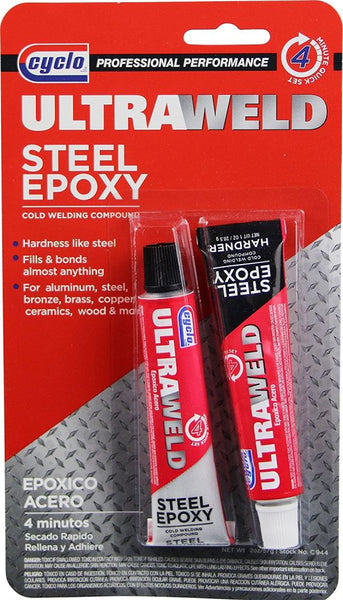 CYCLO Ultraweld® Clear Epoxy, .5 oz / 14 g Tubes, 12 Pack of 2 - All  American Automotive Supply