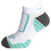Load image into Gallery viewer, Thermatech Performance Low Cut Socks, White/Mint, Size US 6-10 T21U, Unisex