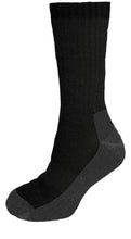 Load image into Gallery viewer, Thermatech 3 Pack Outdoor Crew Socks Black/Grey, Size US 11-13 T38U