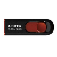 Load image into Gallery viewer, ADATA C008 32GB Retractable USB 2.0 Flash Drive - Black