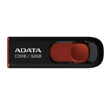 Load image into Gallery viewer, ADATA C008 32GB Retractable USB 2.0 Flash Drive - Black