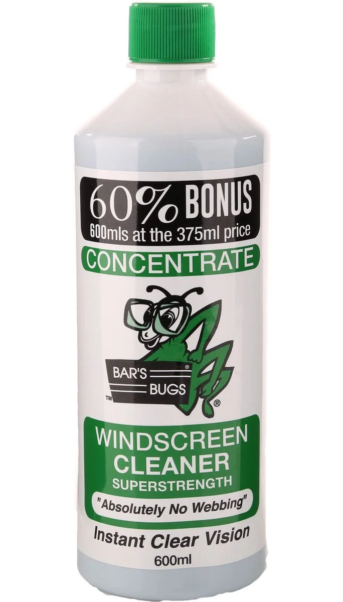 Bars Bugs best-selling Windscreen Cleaner Concentrate - 600ml  Super strength