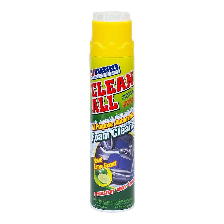 ABRO CLEAN ALL FOAM CLEANER LIME SCENT 650mls