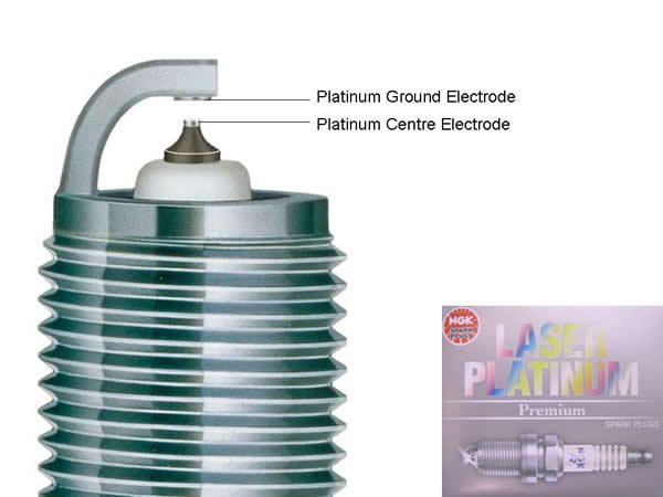 PLZFR6A-11S NGK Laser Platinum Spark Plug - 5987 - Set of 6 - Fast Tra ...
