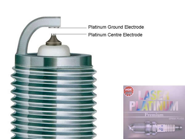 PLFR6A-11 NGK Platinum Spark Plug - Set of 4 -7654   -   Fast Tracked Shipping