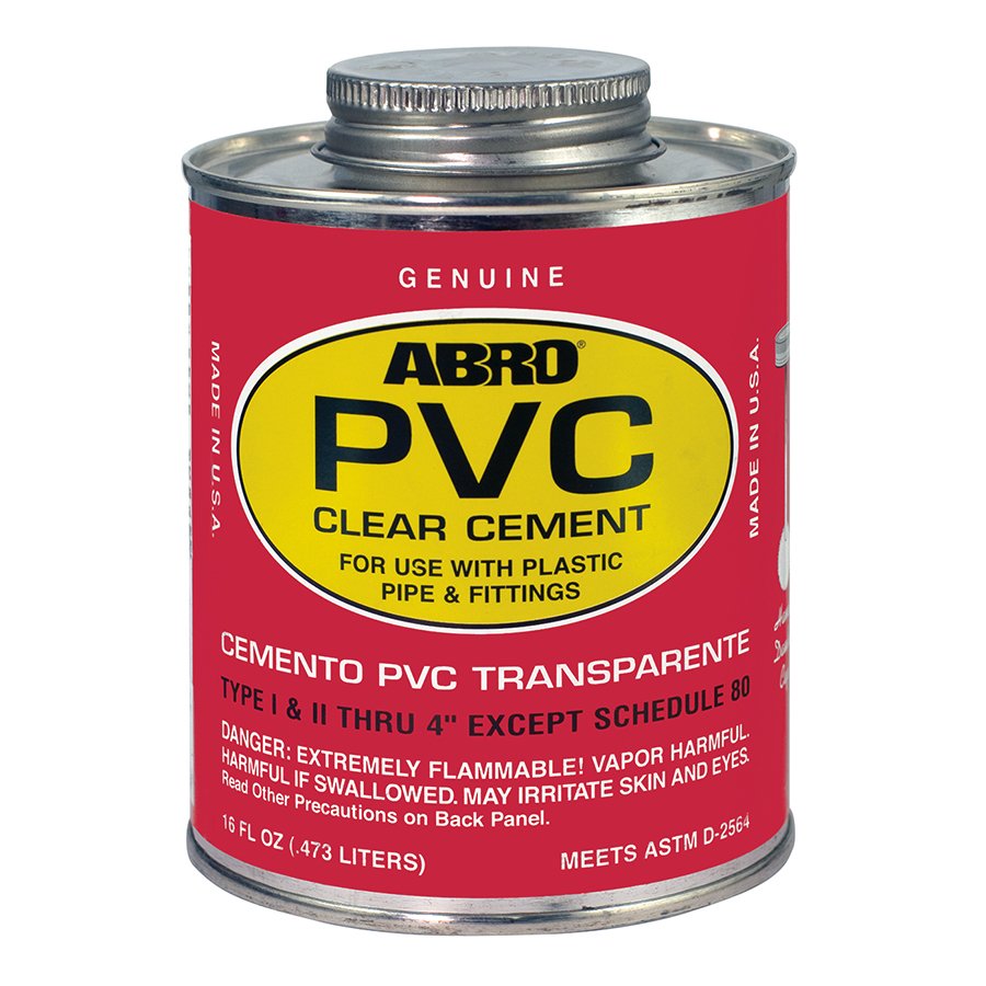 PVC Clear Cement ABRO PV-04R 118mls Quality Made in the U.S.A