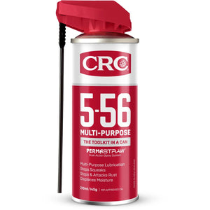 CRC 556 Multipurpose 210ml Perma-straw  PENETRATE DEWATER LUBE Tool Kit in a Can