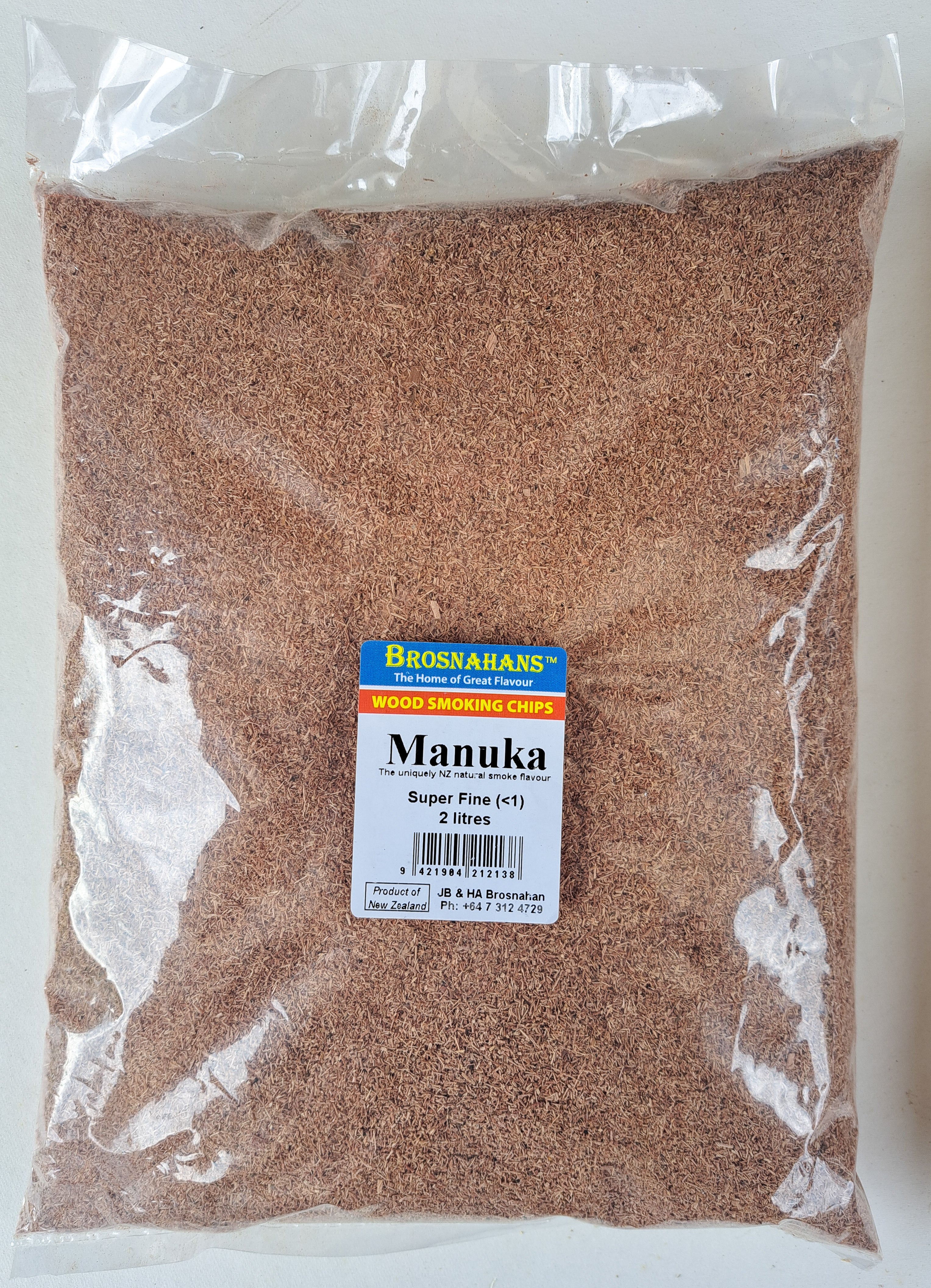 Sawdust 2 Litre Bag, Manuka Super Fine
