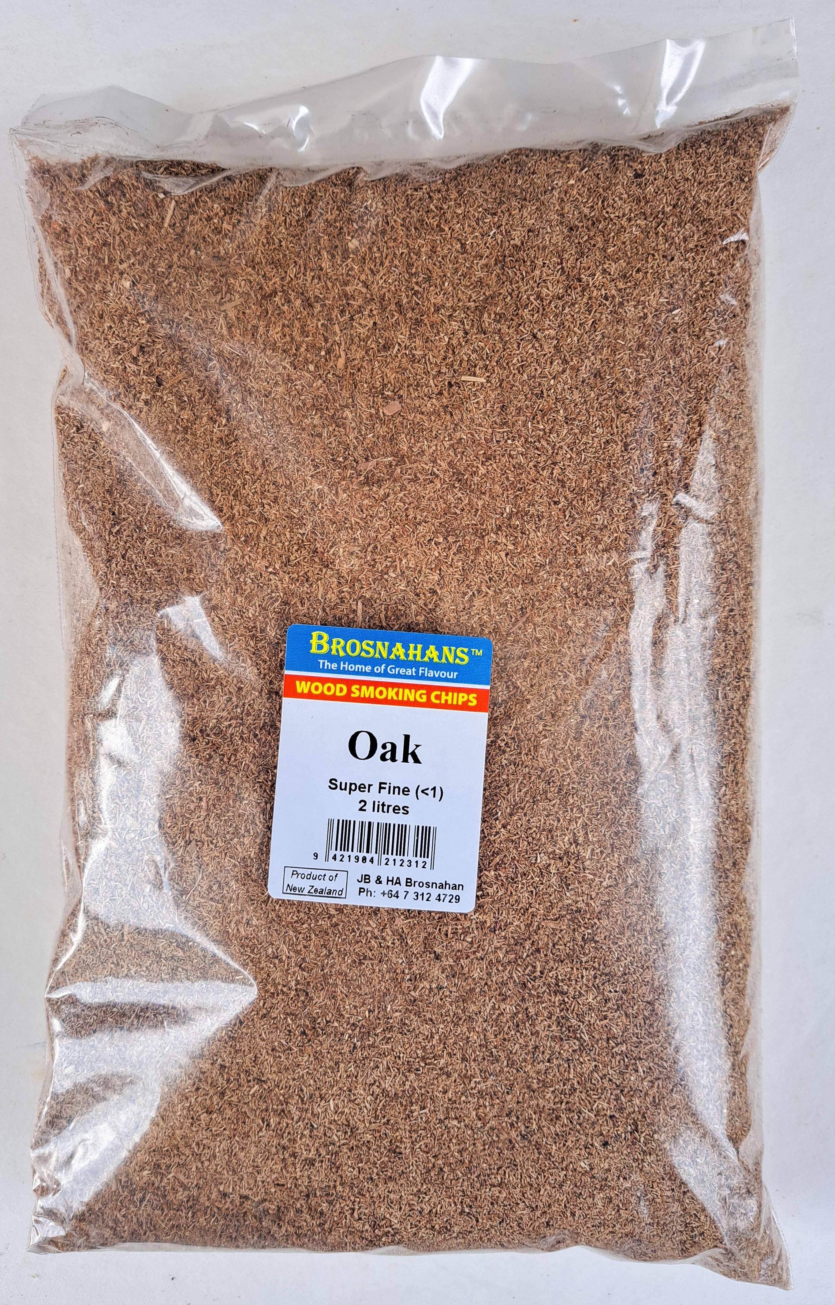 Sawdust 2 Litre Bag, Oak Super Fine