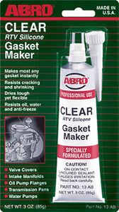 RTV Silicone Gasket Maker Clear 85g 13-AB ABRO