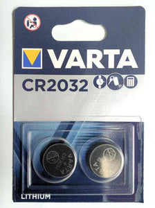 CR2032 Battery lithium 3 Volt Varta quality 180mAh. TWO for the price of ONE