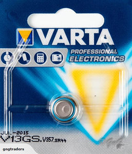 V13GS SR44 Varta Button Battery 1.55 volt 155mAh
