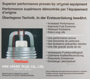 PFR5K-11 NGK Platinum Performance Spark Plug    -   2365     -     Set of 4  -  Fast Tracked Shipping
