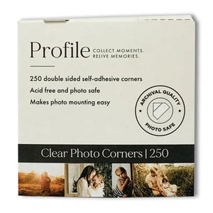 Profile Quality Photo Corners Pack of 250 made in Denmark