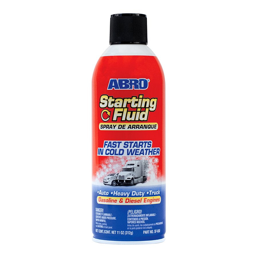 STARTING FLUID ABRO Spray Can 312 gram SF-650 Made in the USA