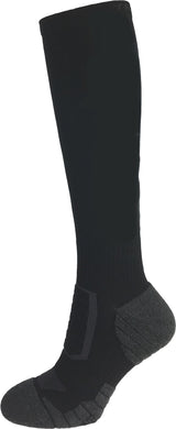 Thermatech Compression Socks, Black/Grey, Size US 3-8 T28U